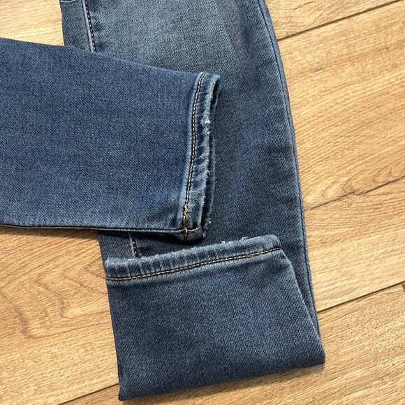 Women's American Eagle Jeans SZ 4 Hi-Rise Jegging Stretch Distressed Denim - Picture 7 of 13